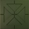 Ekena Millwork 19 5/8in. W x 19 5/8in. H Xander EnduraWall Decorative 3D Wall Panel Covers 2.67 Sq. Ft. WP20X20XAGCG - alternate 1